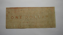 Load image into Gallery viewer, $1 1861 Raleigh North Carolina NC Obsolete Currency Bank Note Bill! State of NC
