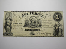 Load image into Gallery viewer, $1 18__ New York NY Obsolete Currency Bank Note Bill! Hungarian Fund Egy Forint!