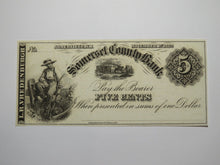 Load image into Gallery viewer, $.05 1862 Somerville New Jersey Obsolete Currency Bank Note Bill Somerset UNC+++
