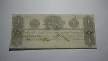 Load image into Gallery viewer, $1 1826 Hoboken New Jersey NJ Obsolete Currency Bank Note Bill! Hoboken Banking