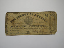 Load image into Gallery viewer, $.50 1862 Staunton Virginia VA Obsolete Currency Bank Note Bill! Augusta County