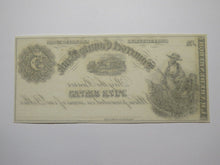 Load image into Gallery viewer, $.05 1862 Somerville New Jersey Obsolete Currency Bank Note Bill Somerset UNC+++