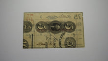Load image into Gallery viewer, $.75 1863 Augusta Georgia GA Obsolete Currency Bank Note Bill! Augusta Insurance