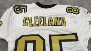 1998 Cam Cleeland New Orleans Saints Game Used Worn & Signed NFL Football Jersey