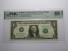 Load image into Gallery viewer, 3 $1 1988 &amp; 2003 Matching Low Serial Numbers Federal Reserve Bank Bills #8404