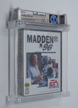 Load image into Gallery viewer, Madden &#39;96 NFL Football Sega Genesis Factory Sealed Video Game Wata Graded 8.5