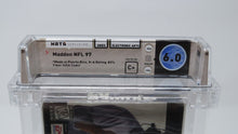 Load image into Gallery viewer, Madden &#39;97 NFL Football Super Nintendo Factory Sealed Video Game Wata Graded