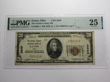 Load image into Gallery viewer, $20 1929 Eaton Ohio OH National Currency Bank Note Bill Charter #3889 VF25 PMG