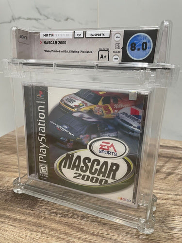 NASCAR 2000 Sony Playstation Factory Sealed Video Game Wata 8.0 Graded EA Sports