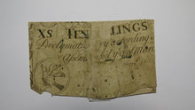 Load image into Gallery viewer, 1754 Ten Shillings North Carolina NC Colonial Currency Note Bill RARE 10s!