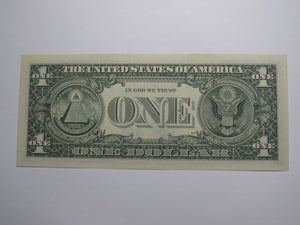 $1 1981 Repeater Serial Number Federal Reserve Currency Bank Note Bill UNC+ 7278