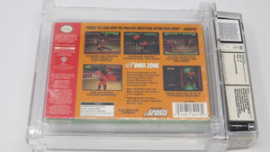 WWF War Zone Wrestling Nintendo 64 Factory Sealed Video Game Wata Graded 7.5 N64