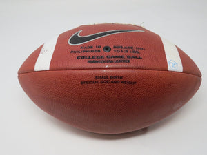 2005 UConn Huskies Nike 3005 College Football Game Used Football Big East 4 Game