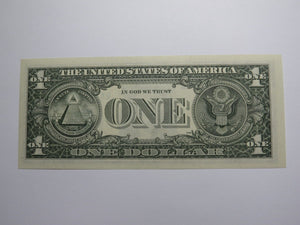 $1 1981 Repeater Serial Number Federal Reserve Currency Bank Note Bill UNC+ 6387