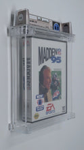 Load image into Gallery viewer, Madden &#39;95 NFL Football Sega Genesis Factory Sealed Video Game Wata Graded 8.5