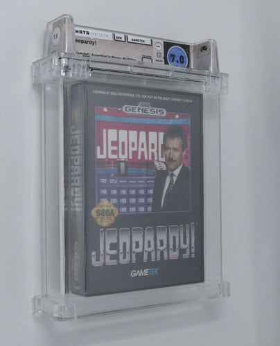 Brand New Jeopardy! Sega Genesis Factory Sealed Video Game Wata Graded 7.0 B+
