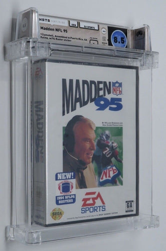 Madden '95 NFL Football Sega Genesis Factory Sealed Video Game Wata Graded 8.5