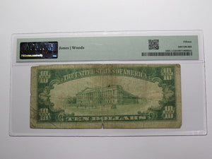 $10 1929 Seven Mile Ohio OH National Currency Bank Note Bill Ch. #9518 F15 PMG