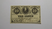 Load image into Gallery viewer, 1862 $.10 Le Roy New York NY Fractional Currency Obsolete Bank Note! RARE ISSUE