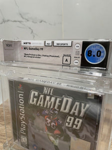 NFL GameDay '99 Sony Playstation Factory Sealed Video Game Wata 8.0 Graded 1998