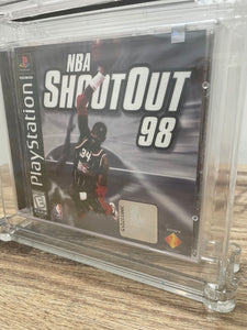 NBA Shootout '98 Sony Playstation Factory Sealed Video Game Wata 8.5 Graded 1998