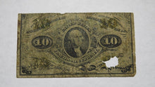 Load image into Gallery viewer, 1863 $.10 Second Issue Fractional Currency Obsolete Bank Note Bill! 2nd RARE!