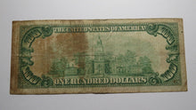 Load image into Gallery viewer, $100 1929 New York New York National Currency Note Federal Reserve Bank Bill!