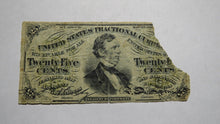 Load image into Gallery viewer, 1863 $.25 Third Issue Fractional Currency Obsolete Bank Note Bill! 3rd Iss. RARE