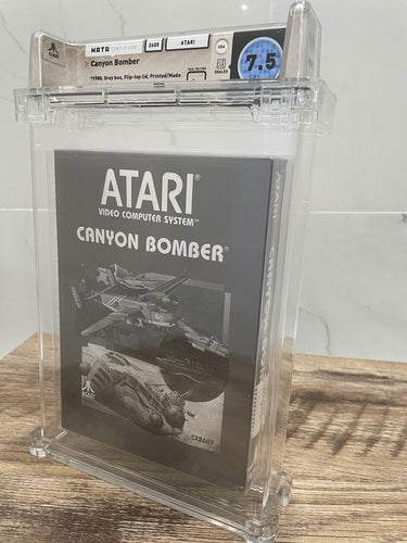 New Canyon Bomber Atari 2600 Sealed Video Game Wata Graded A+ Seal! 1988 RARE!