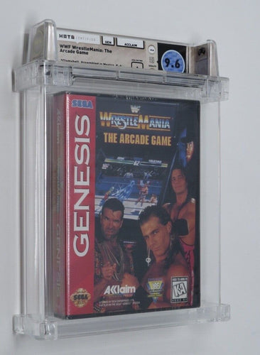 WWF WrestleMania: The Arcade Game Sega Genesis Sealed Video Game Wata Graded 9.6