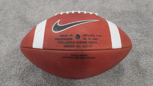 2006 Syracuse Orange Vs. Wyoming Nike 3005 College Football Game Used Football