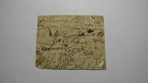 1760 Forty Shillings North Carolina NC Colonial Currency Note Bill RARE 40s