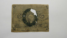 Load image into Gallery viewer, 1863 $.05 Second Issue Fractional Currency Obsolete Bank Note Bill! 2nd RARE