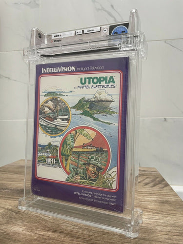 Unopened Utopia Intellivision Sealed Video Game! Wata Graded 8.5 A+ 1982 Atari