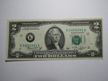 Load image into Gallery viewer, $2 1976 Overinking of Seal Error Federal Reserve Bank Note Currency Bill UNC+++