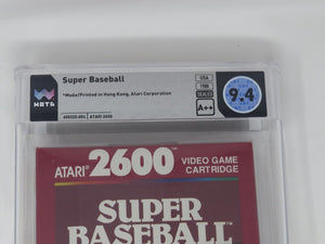 Unopened Super Baseball Atari 2600 Sealed Video Game Wata Graded 9.4 A++ Seal 88