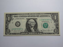 Load image into Gallery viewer, $1 1981 Repeater Serial Number Federal Reserve Currency Bank Note Bill UNC+ 6387