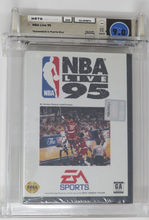 Load image into Gallery viewer, NBA Live &#39;95 Basketball Sega Genesis Factory Sealed Video Game Wata 9.0 A+