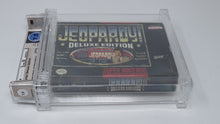 Load image into Gallery viewer, Jeopardy! Deluxe Edition Super Nintendo SNES Sealed Video Game Wata Graded 7.5 A