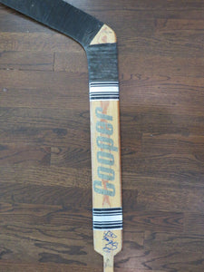 Peter Sidorkiewicz Hartford Whalers Game Used & Signed NHL Hockey Goalie Stick