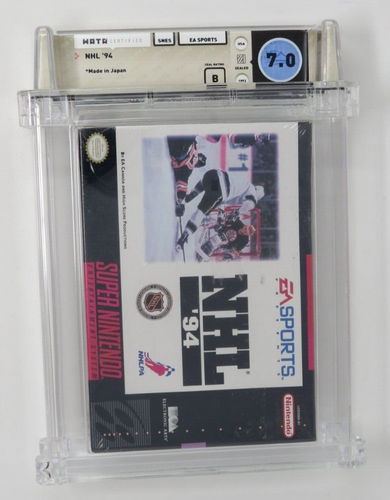 NHL Hockey '94 Super Nintendo Factory Sealed Video Game Wata Graded 7.0 A NHL