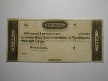 Load image into Gallery viewer, $2 18__ Worthington Ohio OH Obsolete Currency Bank Note Erza Griswold UNC++