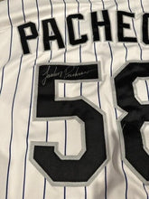 Load image into Gallery viewer, 2014 Jordan Pacheco Colorado Rockies Game Used Worn &amp; Signed MLB Baseball Jersey