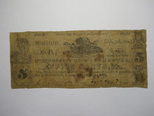 Load image into Gallery viewer, $.05 1861 Winchester Virginia Obsolete Currency Bank Note Bill Corporation of VA