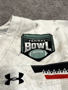 2022 James Tunstall Cincinnati Bearcats Fenway Bowl Game Used Worn NCAA Jersey