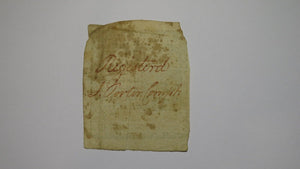 1777 Seven Pence Hartford Connecticut CT Colonial Currency Note Bill Rare Issue