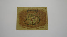 Load image into Gallery viewer, 1863 $.05 Second Issue Fractional Currency Obsolete Bank Note Bill 2nd FINE+