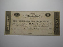 Load image into Gallery viewer, $1 181_ Hulme Ville Pennsylvania Obsolete Currency Bank Note Bucks County UNC++