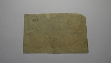 Load image into Gallery viewer, 1761 Four Shillings North Carolina NC Colonial Currency Bank Note Bill RARE 4s