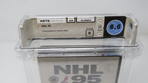 New NHL '95 Sega Genesis Factory Sealed Video Game Wata Graded 8.0 Hockey
